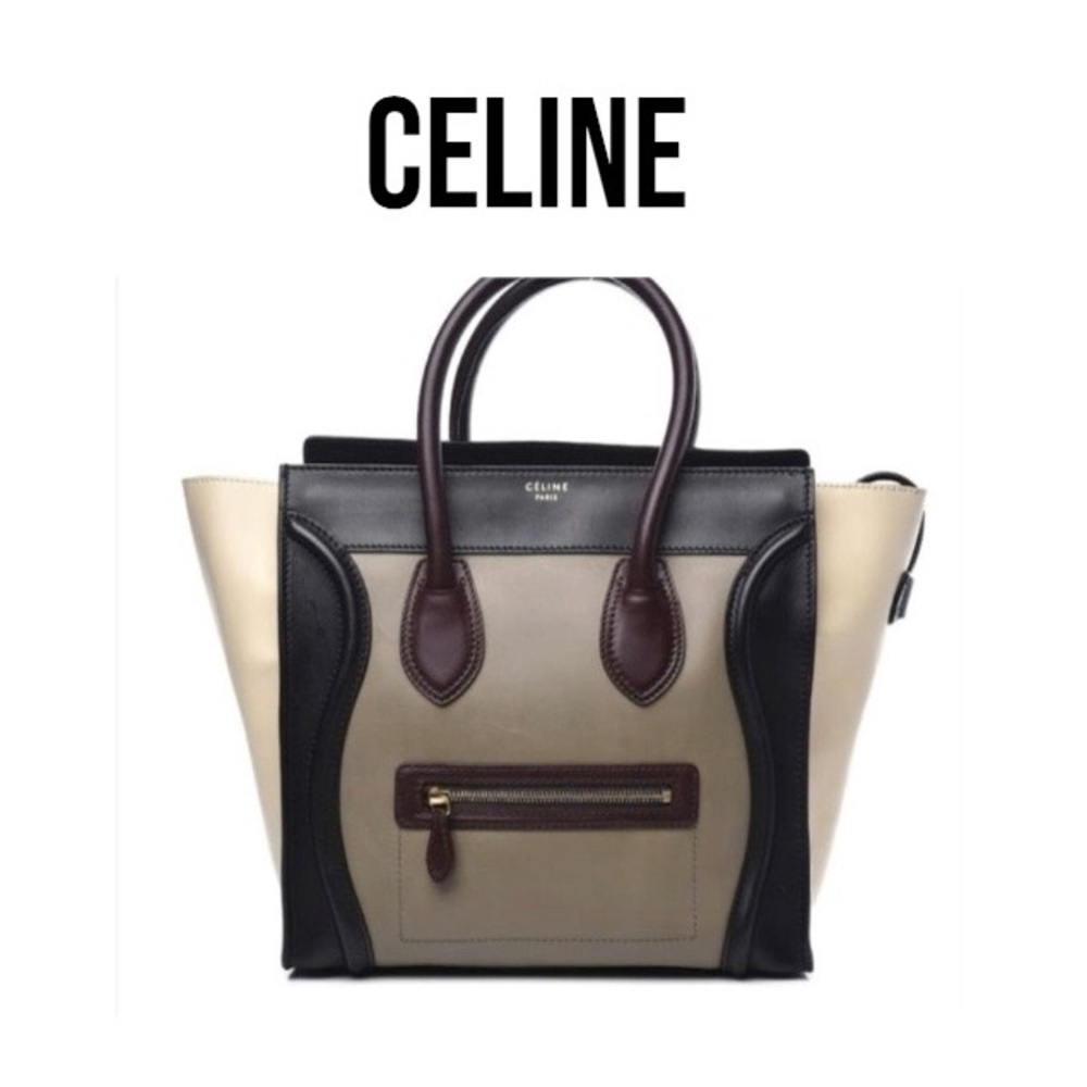CELINE Smooth Calfskin Luggage Bag